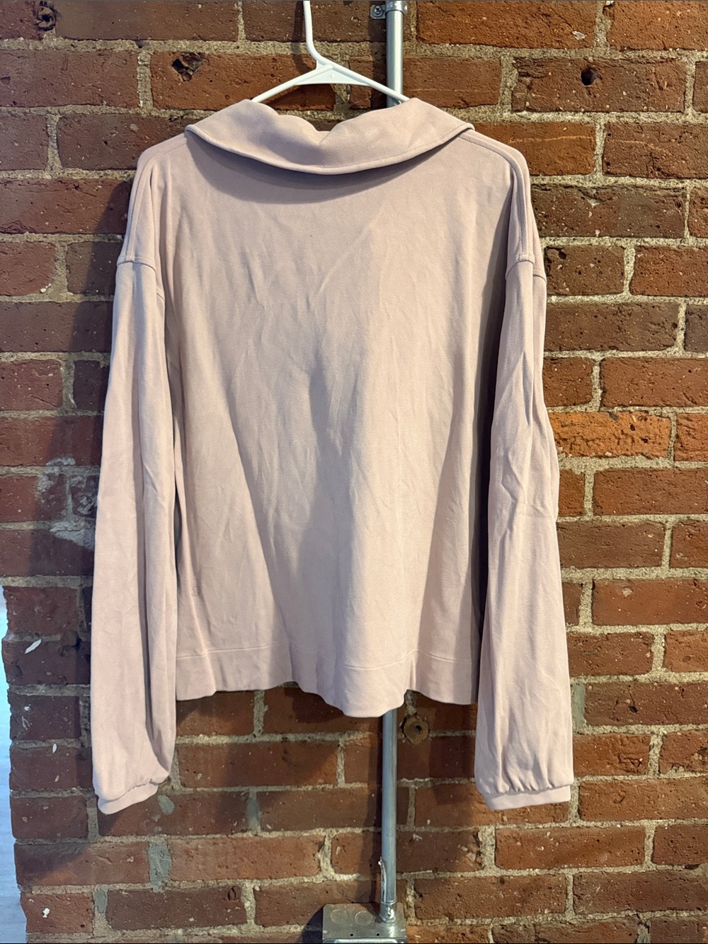 lululemon Light Mauve Polo Collar Long-Sleeve Top - Picture 5 of 5